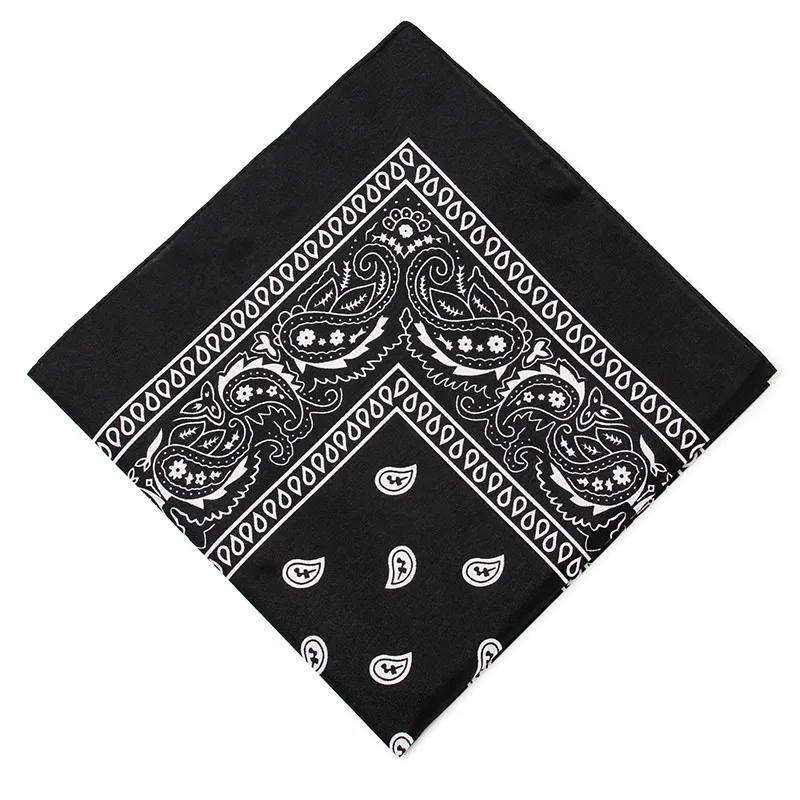 Bohemian Print Bandana Paisley Pattern Headbands Hiphop kerchief Outdoor Unisex Headband Wrist Wraps Face Mask Handkerchief
