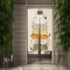 Cartoon Cute Cat Japanese Door Curtain Noren Welcome Home Dining Room Kitchen Partition Short Door Curtain Home Opaque Hanging 2