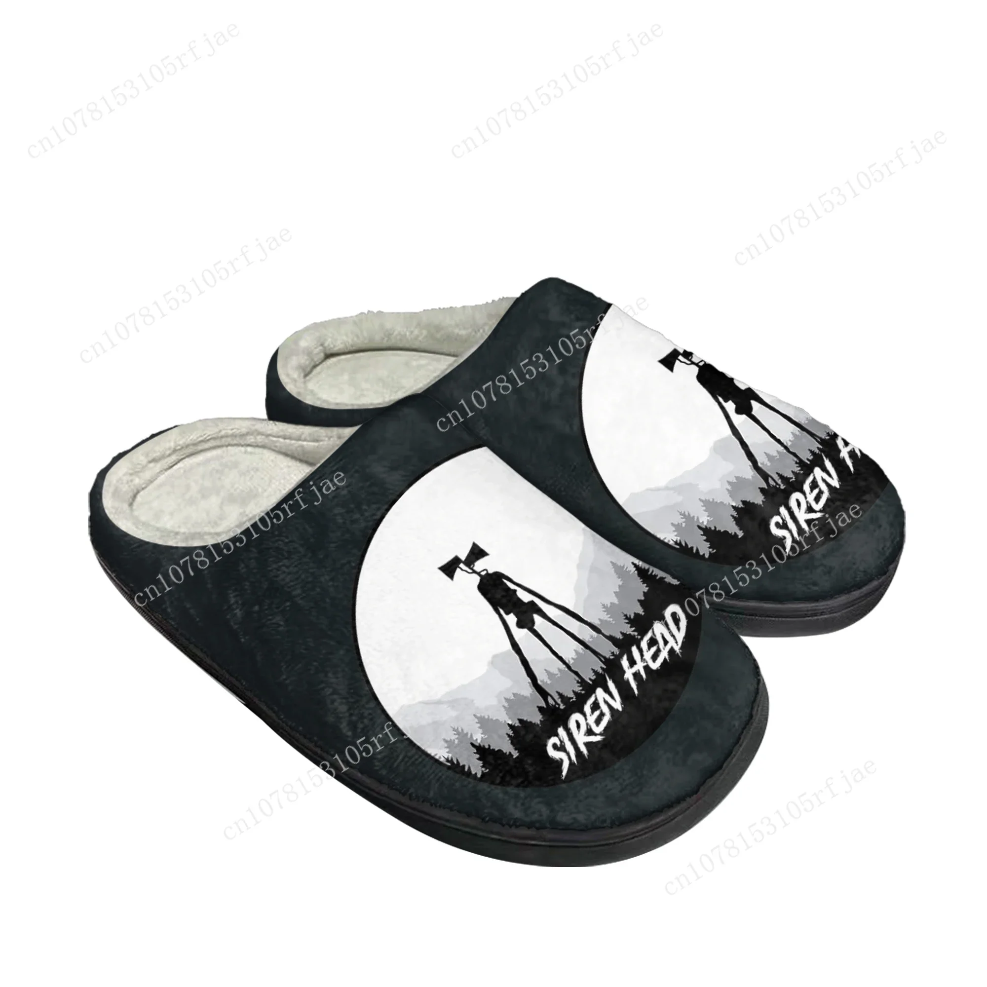 Siren Head Home Cotton Slippers Hot Cartoon Game Mens Womens Teenager Plush Bedroom Casual Keep Warm Shoes Tailor Made Slipper