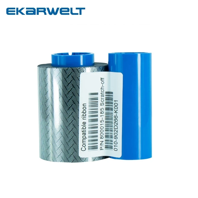

10Pcs Compatible 800015-185Scratch-Off Ribbon 1000 Prints For Zebra P300F P310C P310F P330i P420i P520i P600C ID Card Printer