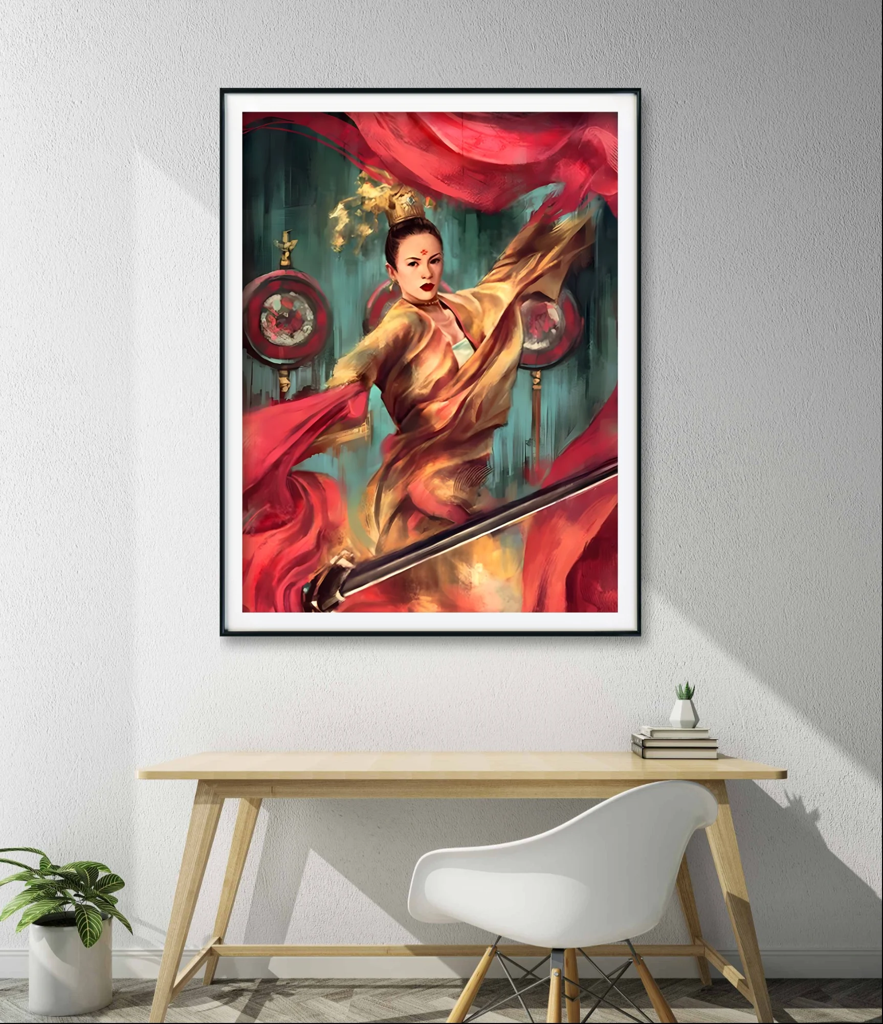 Рисунок 2 - Картина из страз с крапинками тигра