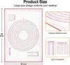 1PCS Kneading Dough Mat Silicone Baking Mat Pizza Cake Dough Maker Kitchen Cooking Grill Gadgets Bakeware 5