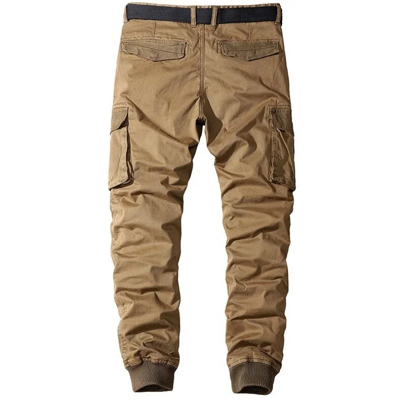 New Men's Cargo Pants Casual Multi-pocket Military Tactical Pant Cotton Running Long Trousers Male Spring Autumn Outdoor Trouser