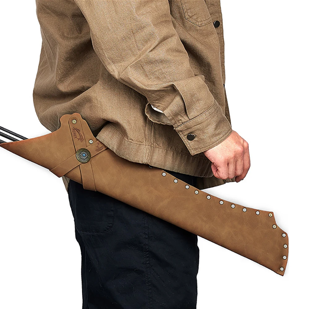1PC Archery Quiver Bow and Arrow Bag Waist Hanged Arrows Holder Bag Case Archery Arrow Quiver 3