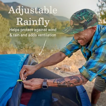 Coleman Pop-up 2-Person Camp Tent with Dark Room Technology 4