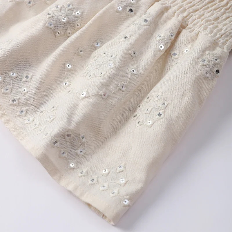 Conjunto de 2 piezas de faldas de moda para mujer, con abalorios, encaje, chaleco corto, cintura alta, falda plisada, traje 2025, nuevo conjunto a juego para mujer.
