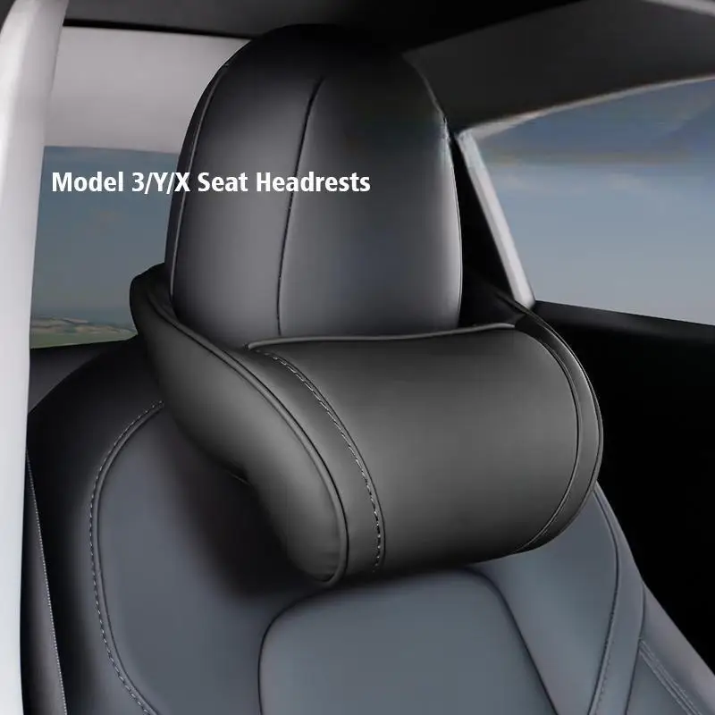 Car seat headrest Auto s Model Y seat headrest Neck pillow suitable for Model3 ModelX car interior