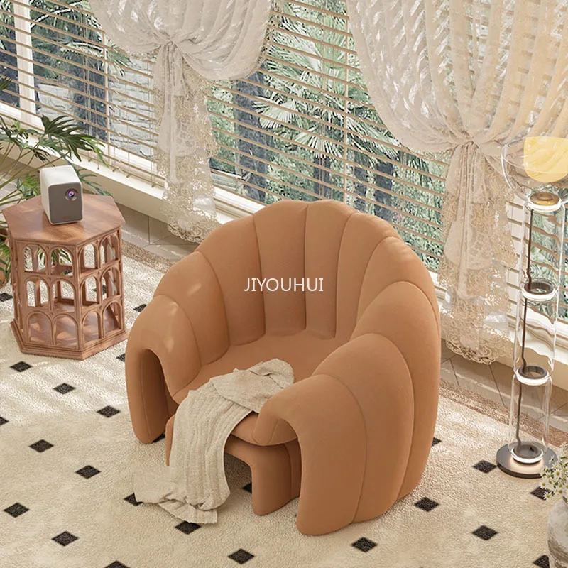 

Balcony European Living Room Chairs Mid Century Designer Luxury Ergonomic Dining Chair Elegant Comfortable Sillon Home Furniture