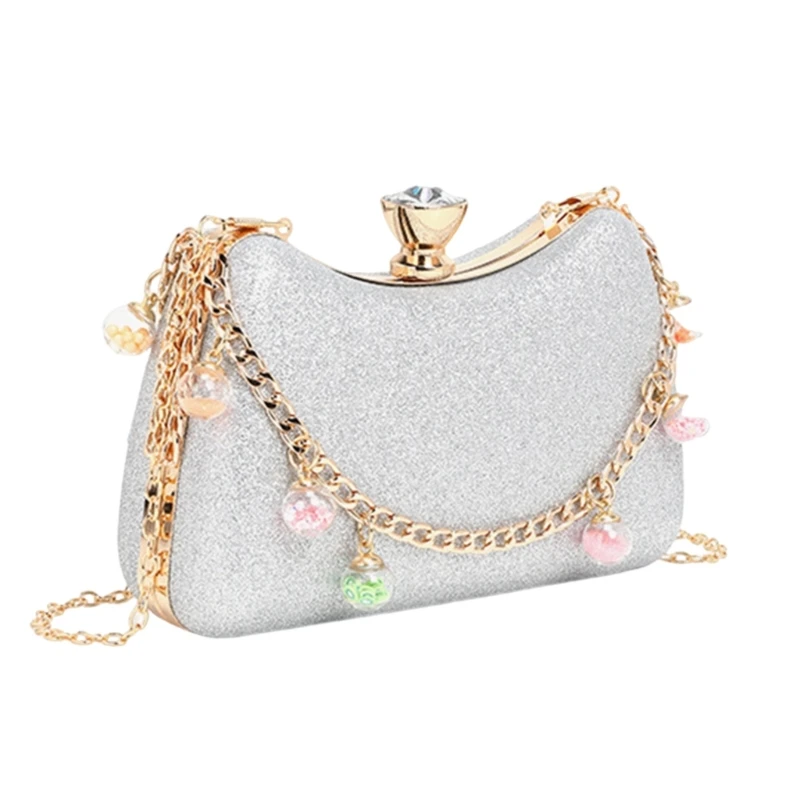 Women Bag Evening Clutch Bag Small Shoulder Crossbody Bag Chain Strap Clutch Bag E74B
