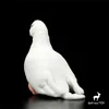 Peace Dove Toy High Fidelity Pigeon Plushie White Pigeon Peluche Lifelike Stuffed Animals Simulation Doll Kawai Toy Gifts Kids 4