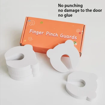 C 모양 문 마개 연약한 EVA 방어적인 문 포수 본사 방 문 손잡이 정지 육아 아이 안전 제품 문 마개 만화 문 마개 안전 문 카드 Anti-Bump Anti-Pinch 아기 반대로 꼬집음 문 마개