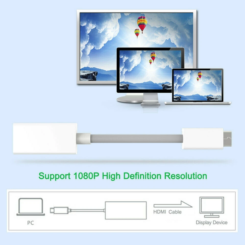Мини-адаптер DVI папа-HDMI мама для монитора видео конвертер 1080P для Pro Air IMac Macbook (art.: 3920c46eebd2a) - 3920c46eebd2a
