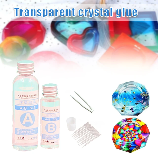 Pendant Making Set Epoxy Resin  Epoxy Resin Pendant Tray Kit - 1 Set Glue  Pendant - Aliexpress