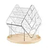 J6BB 60 Degree Rotating Makeup Organizers Stylish Rotating Cosmetic Organizers Storage Rack for Home or Professional Use 5