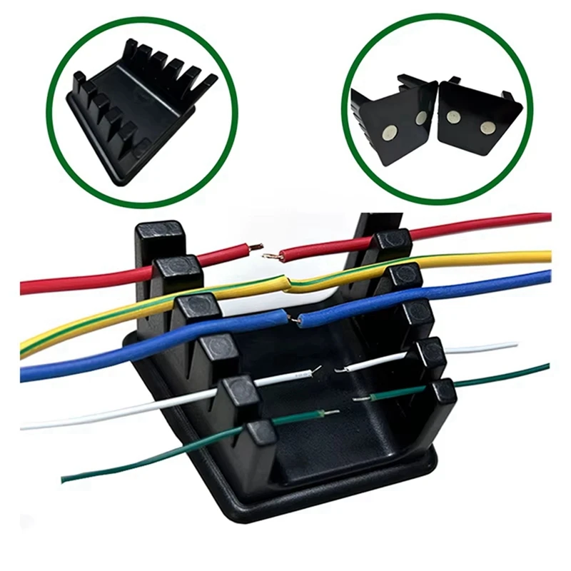 AA46 ABS Wire Clamp Holder Soldering Wire Holder High Temperature Resistant For Thick And Thin Clamps Soldering Tools