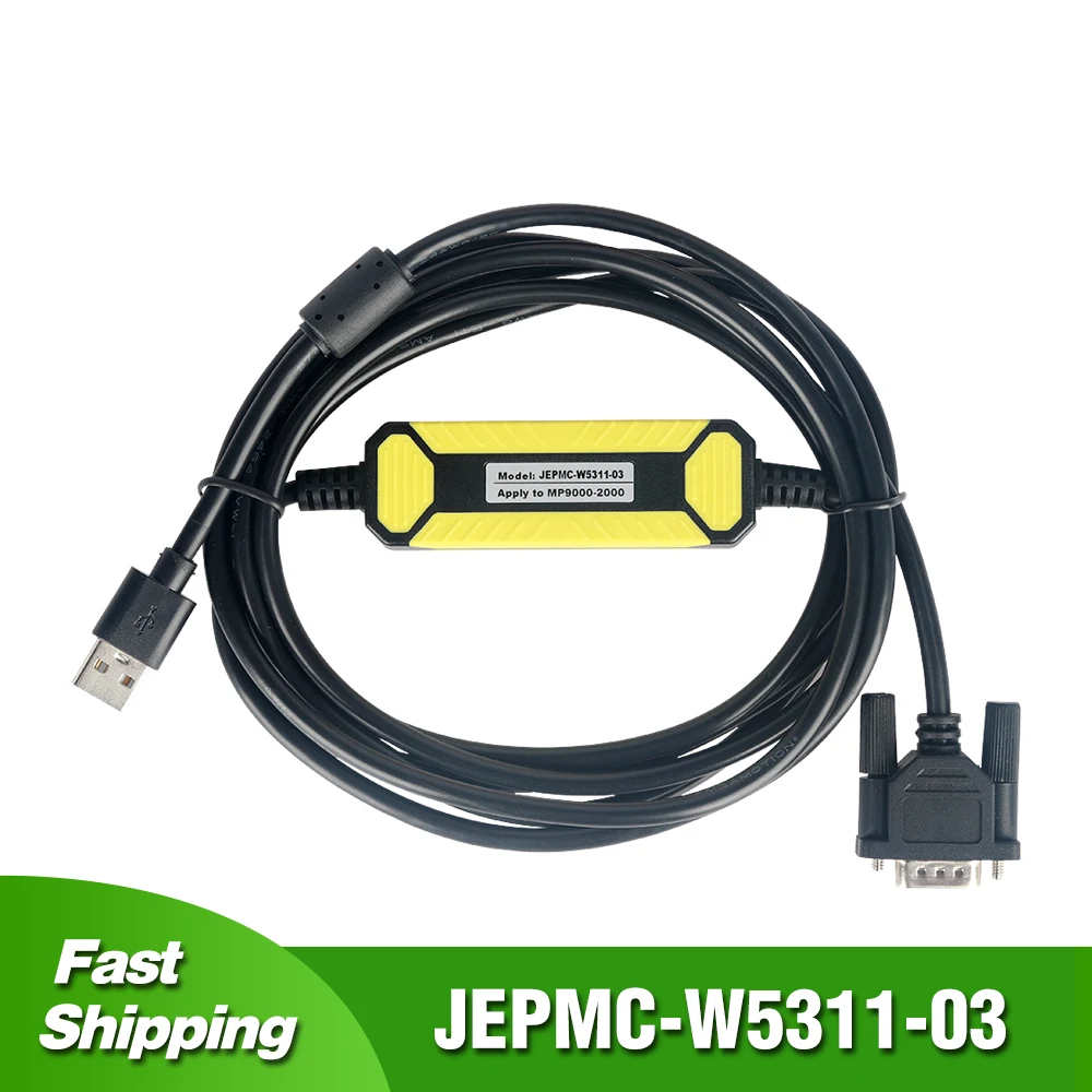 

Jepmc-w5311-03 PLC Programming Cable for Yaskawa MP2000 Series Programmable Logic Controller Download Line USB Interface