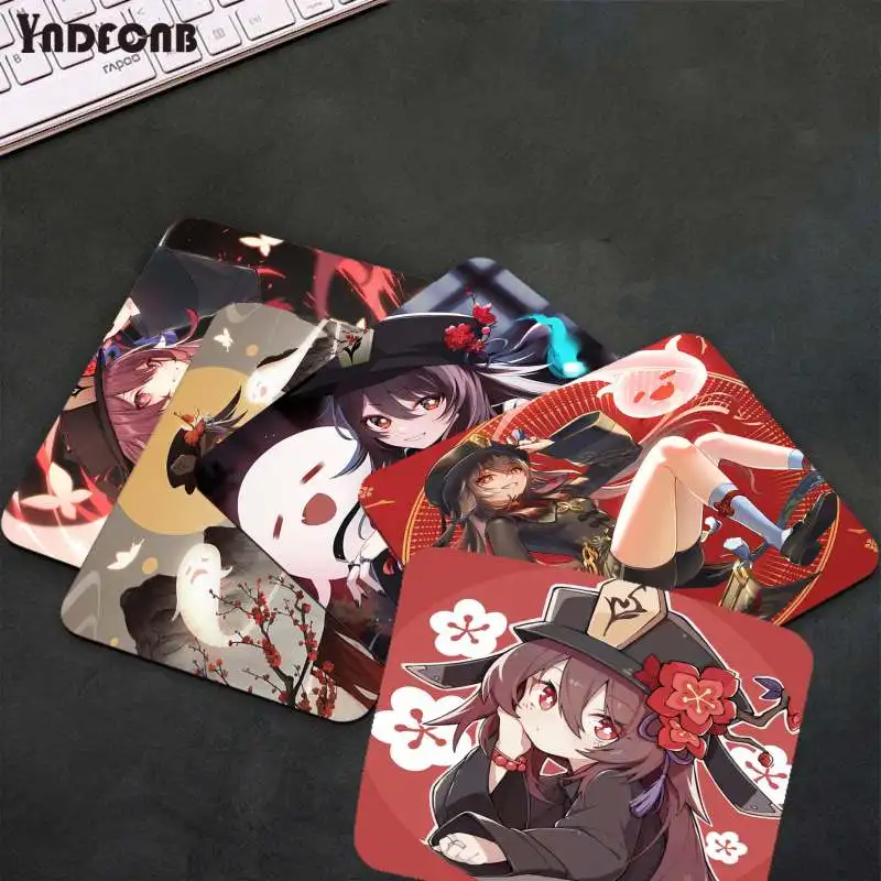 

YNDFCNB Boy Gift Pad Hu Tao Genshin Impact Unique Desktop Pad Game Mousepad Top Selling Wholesale Gaming Pad mouse