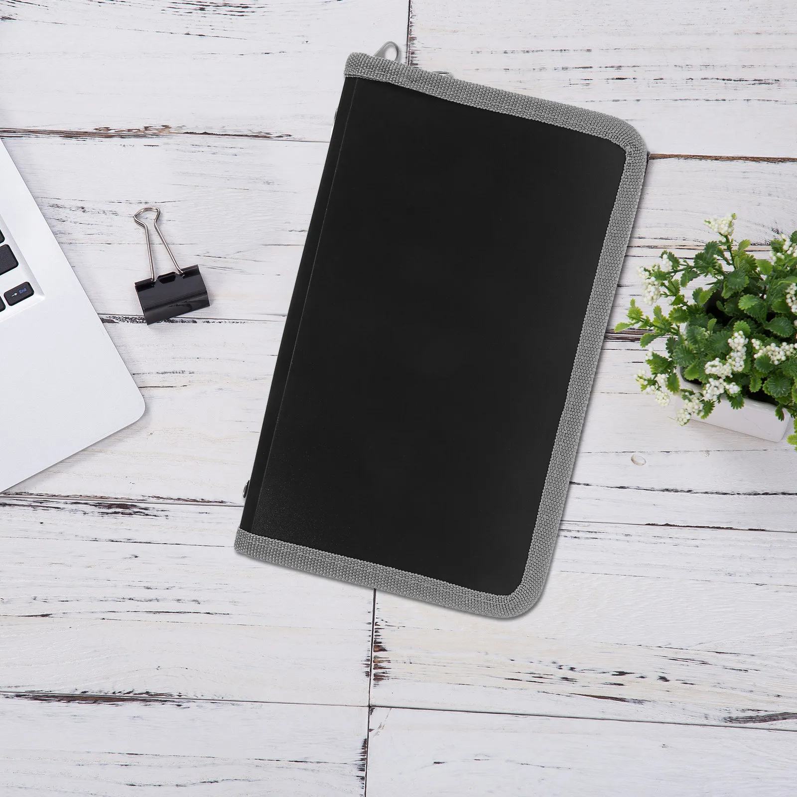 플라스틱 아코디언 파일 정리 폴더 가방 (문서, 영수증, 바우처, 쿠폰, 티켓, 명함 등 대용량 수납)