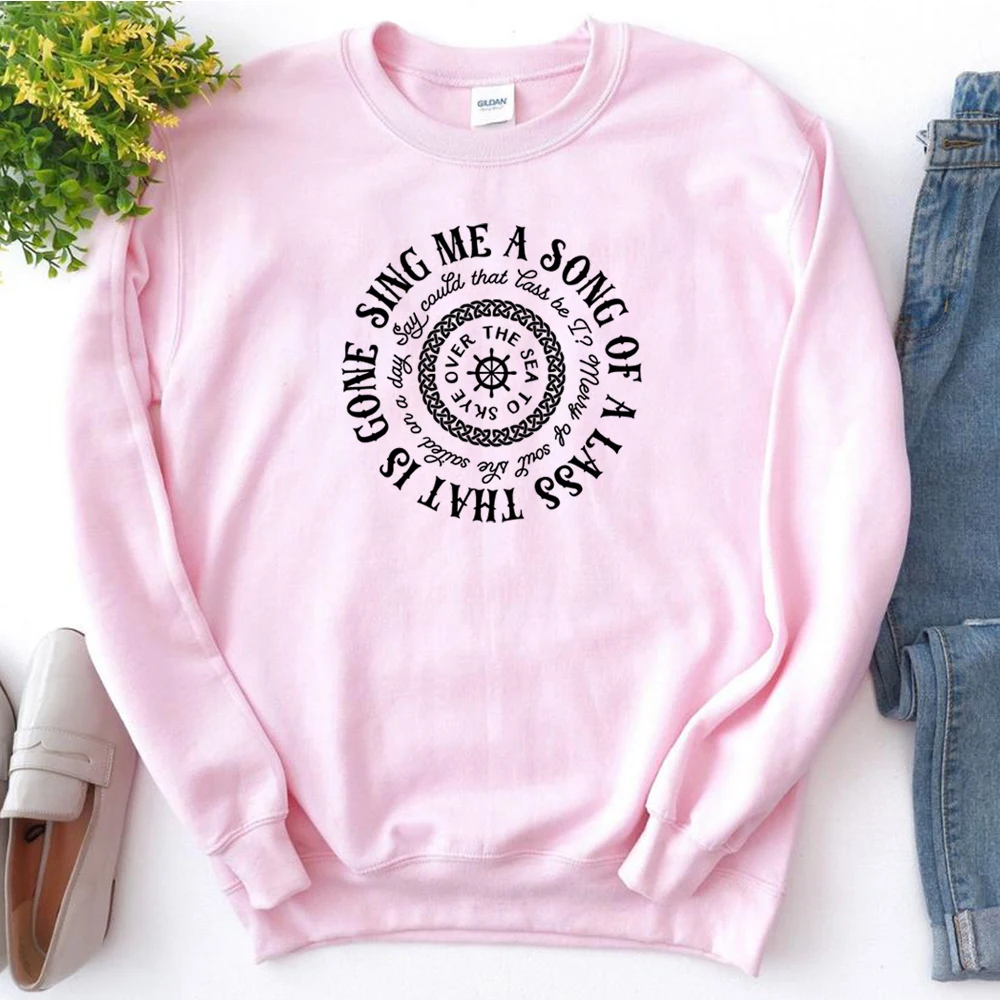 Sing Me A Song Skye Boat Lyrics Sweatshirt Outlander Book Series Pullover Jamie Fraser Fraser Ridge Clan Tv Show Sweatshirts