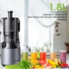 130mm Ultra Wide Mouth Slow Juicer with Large Capacity for Fresh Juices 4