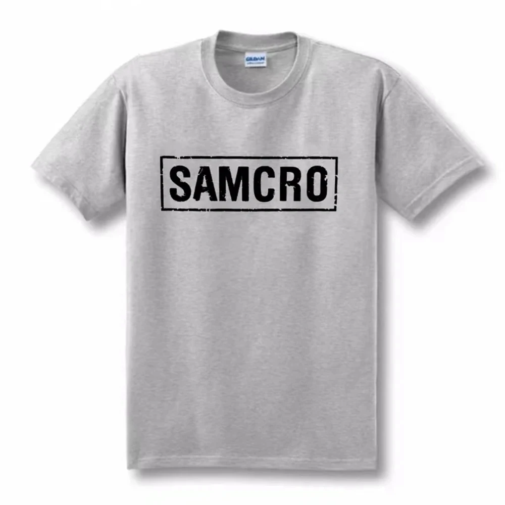 Sons of Anarchy SAMCRO Print T-shirt Men Women Trend Hip Hop Rock Oversized Short Sleeve Tee Cotton T Shirts Clothes Tops 65051