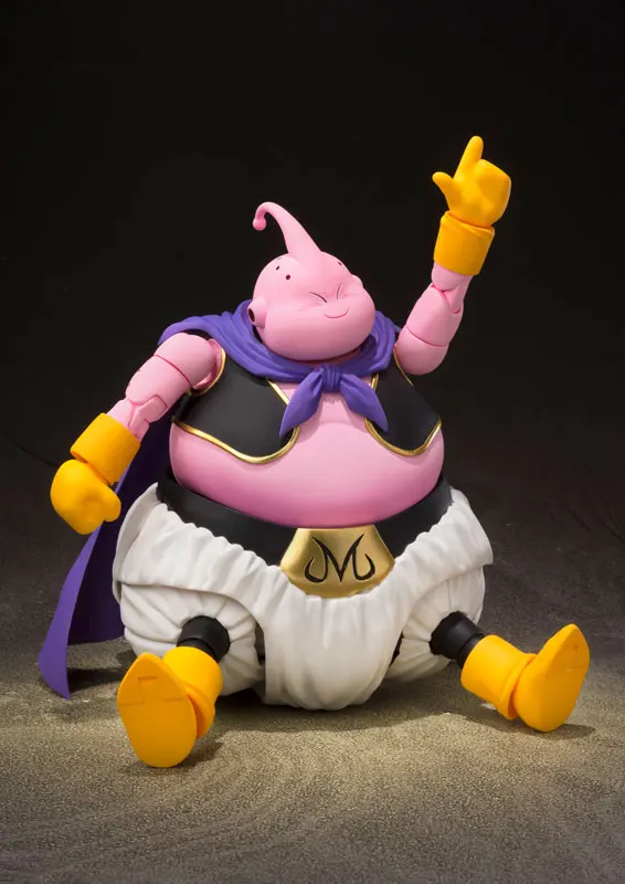 Em estoque bandai shf dragão bola majin buu gordura buu sdcc limitado magro  buu feminino buu anime figura de ação brinquedos modelo presente