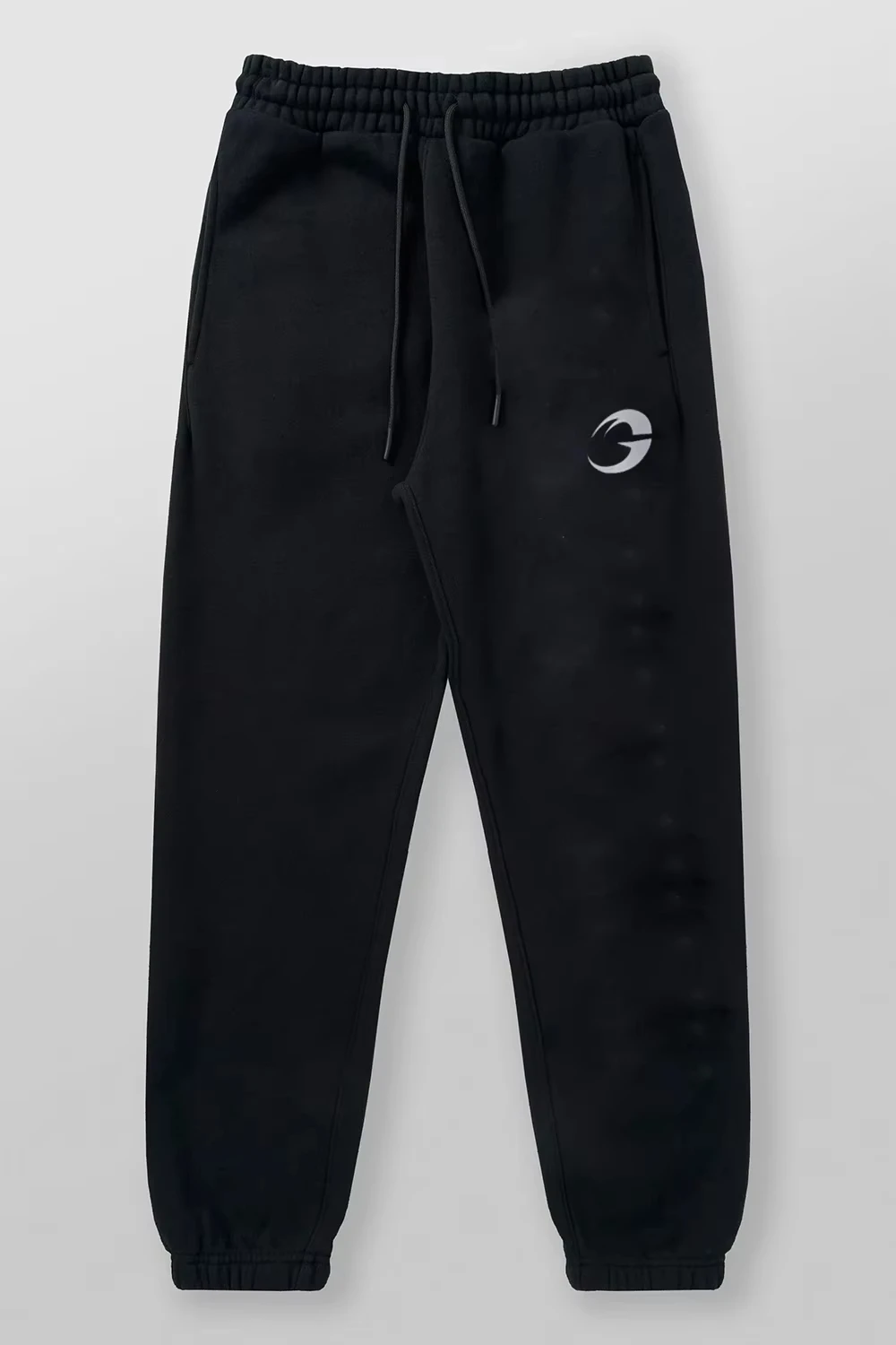 2025 New Gym Gasp Sweet Pants Fitness Exercise Training European Size Loose Pure Cotton Casual Sports Fleece Pants for Men 3