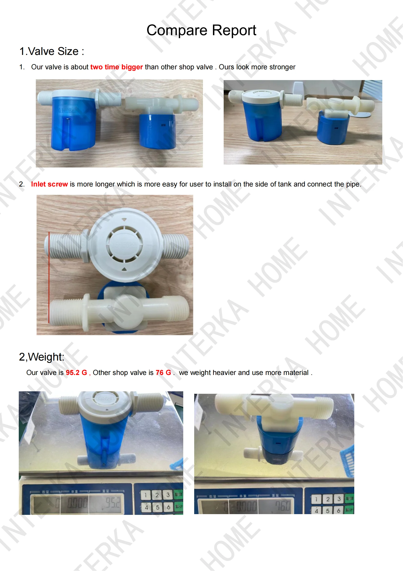 Water Pump Switch 1/2 3/4 1 Automatic Water Level Control Valve Float Ball Valve