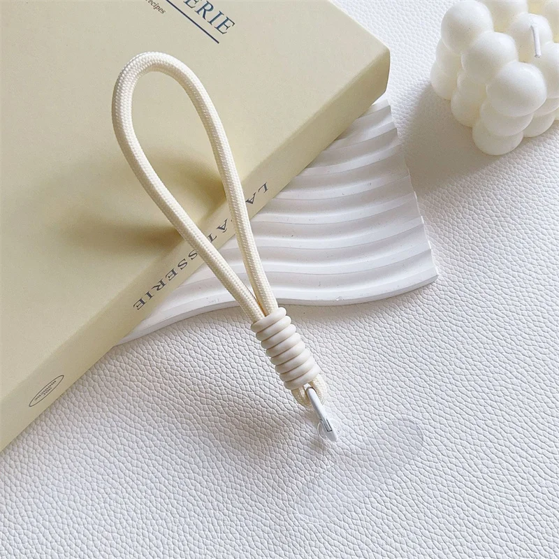 Mobile Phone Lanyard Strap with Patch and Keychain Attachment