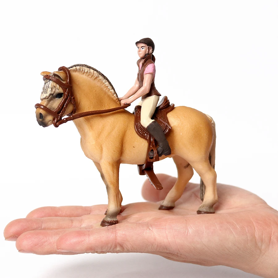 Horse Playset Animal Figurines - Equestrian Adventure Toy Set