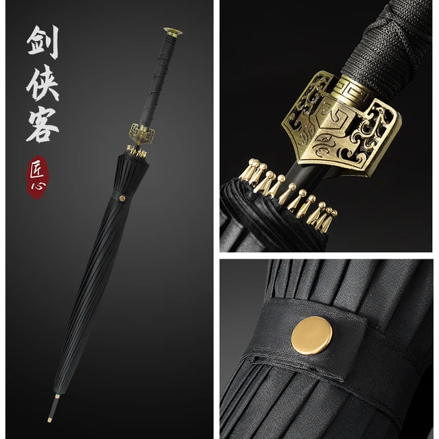 Napos Esernyő Ősi Kínai Kard Szép Ember Hosszú Fogantyú Nagy Szamuráj Stílus Anime - Image 5