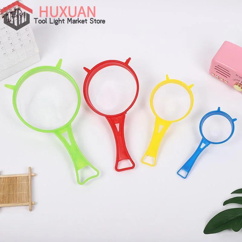 Set di 4 filtri a rete multiuso con manico: perfetti per tè, succhi, farina, latte di soia, ecc. - Gadget da cucina, facili da filtrare - Image 4
