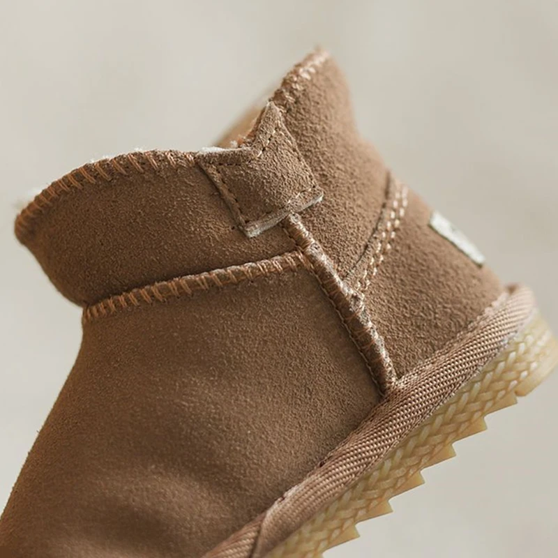 Autumn Winter Baby Boots Warm Plush Snow Boots Fashion Kids Sneakers Boys Girls Anti-slip Toddler Shoes baby shoes,baby boots,winter snow boots