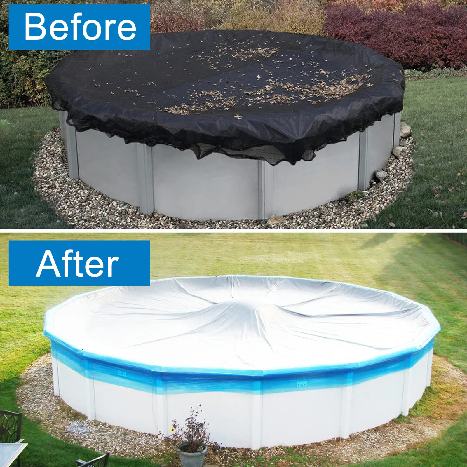 

Secure Your For Above Ground Pool for Winter Cold Resistant Air Pillow Hassle free Installation and Maintenance