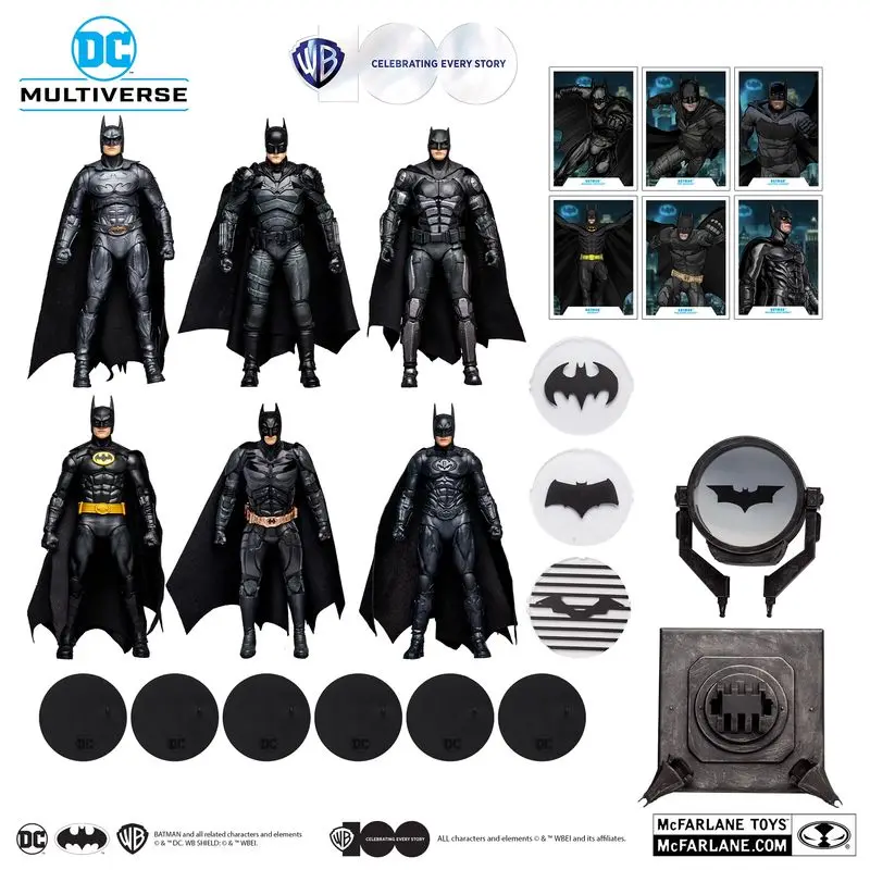 

McFarlane Action Figure Batman Figuras Toys DC Multiverse Shfiguarts 7inch Collection Movable Model Gift for Children Original
