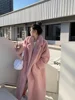 Fashion Autumn/Winter Thick Suit Collar Imitation Mink Fur One Piece Fur Eco Friendly Furs Long Coat Women Jacket Winter Clothes 3