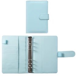 Elegant Budget Planner Notebook with Envelope Binder and Bill Organizer - A6 (Blue Cover)