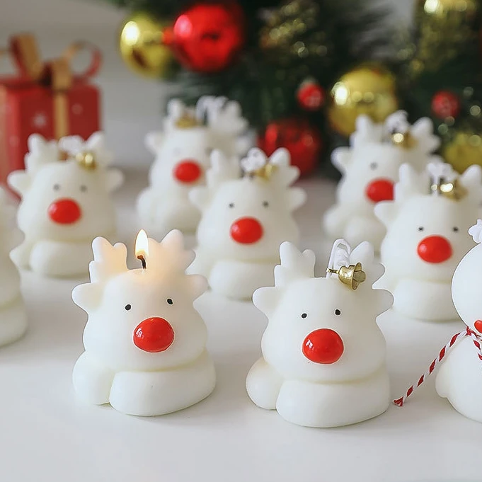

Christmas Decorations Birthday Moose Shaped Candles