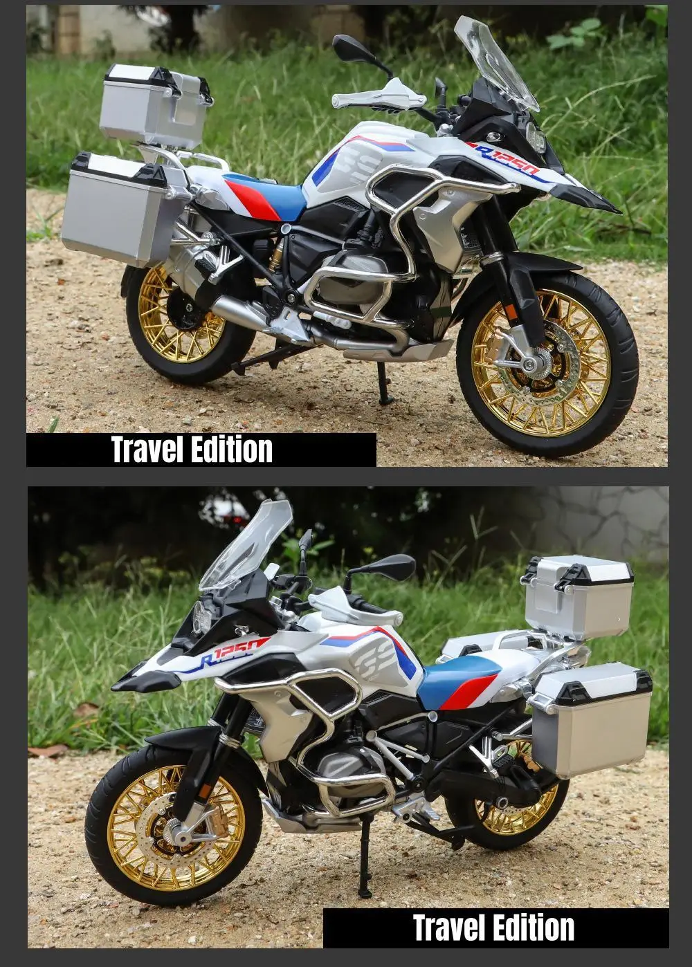1/9 BMW Motorrad R1250 GS Diecast Model Motosiklet