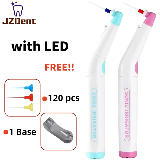 Dental Basic Instrument Endo Cleaning Odontologia With 120 PCS Tips LED Sonic Irrigator Dentistry Tool For Endo Root Canal
