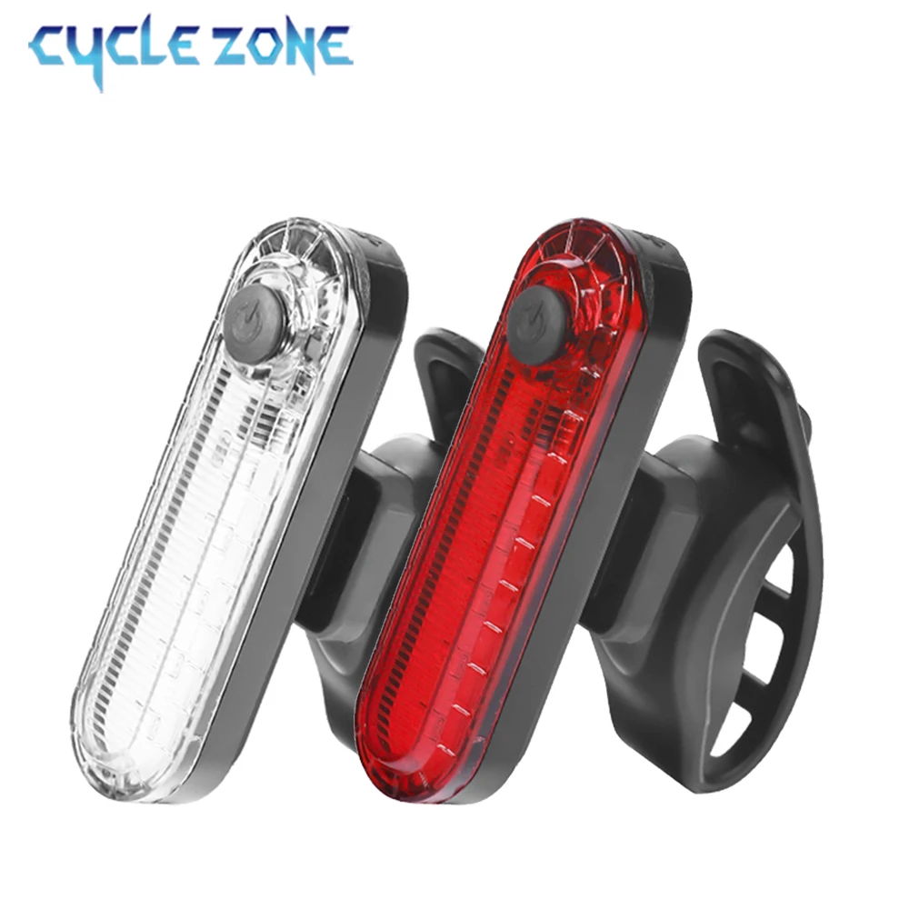 Luces Led USB Recargables para Bicicleta Casco Advertencia — Te lo