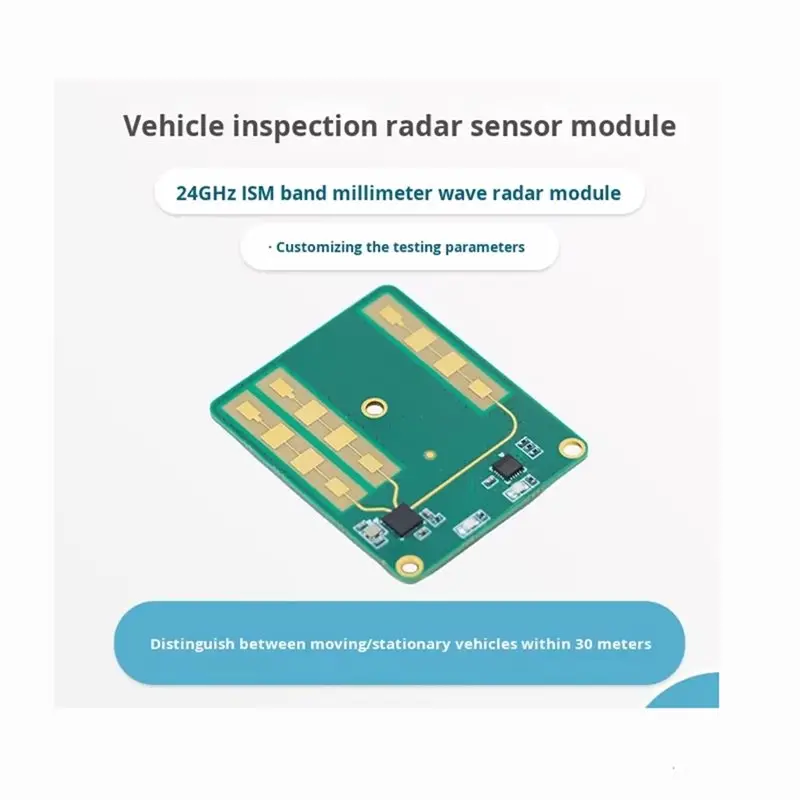 ABZW 24Ghz Mmwave 레이더 모듈 정적 거리 측정 및 속도 센서 SRR242 차량 안개등 유도