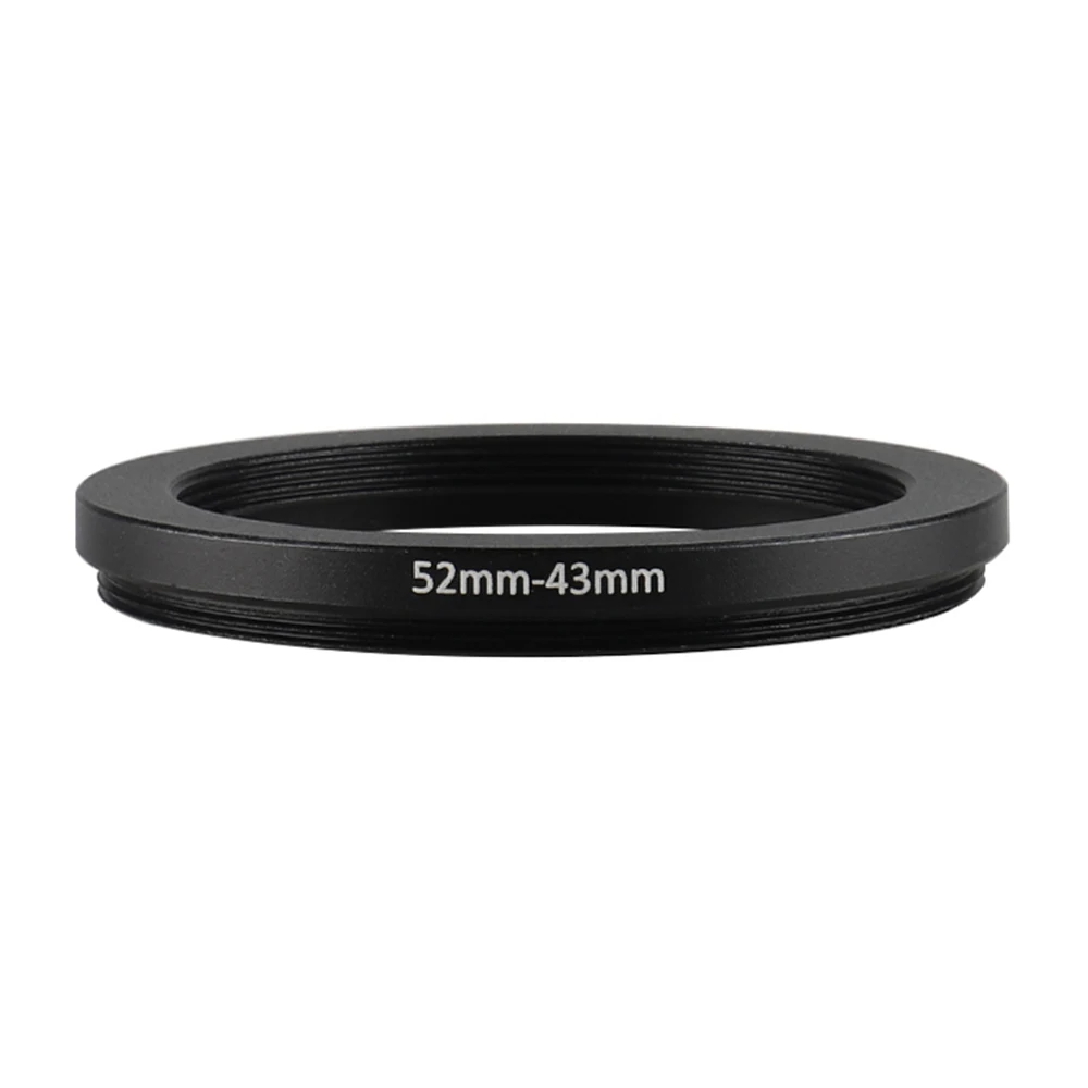 

Aluminum Step Down Filter Ring 52mm-43mm 52-43mm 52 to 43 Filter Adapter Lens Adapter for Canon Nikon Sony DSLR Camera Lens