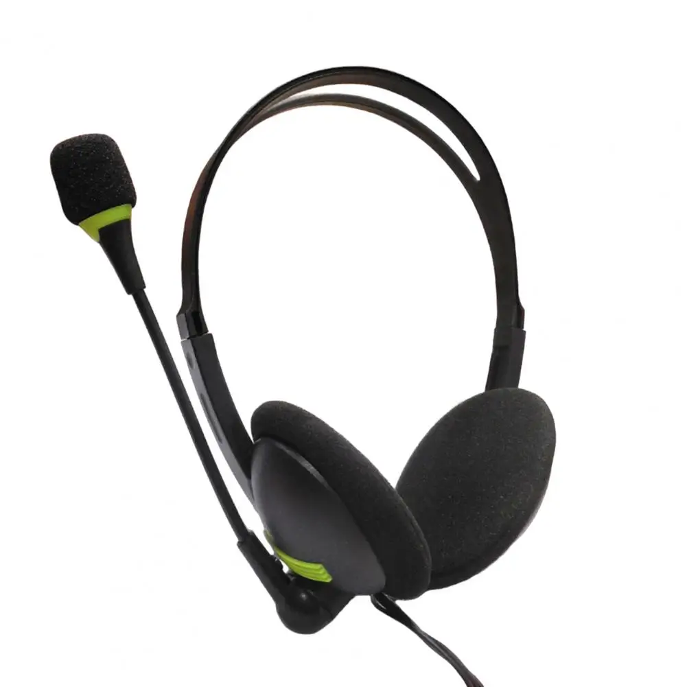 Noise-canceling Headset with Microphone Ergonomic Design Dual Socket 3.5mm Wired for Pc/laptop/computer for Call