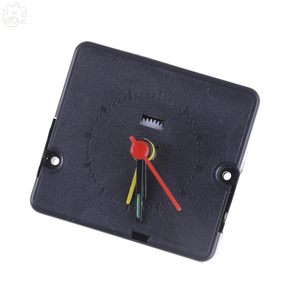 Black hands Kit Quartz Alarm Clock Movement Mechanism DIY Replacement Part 5