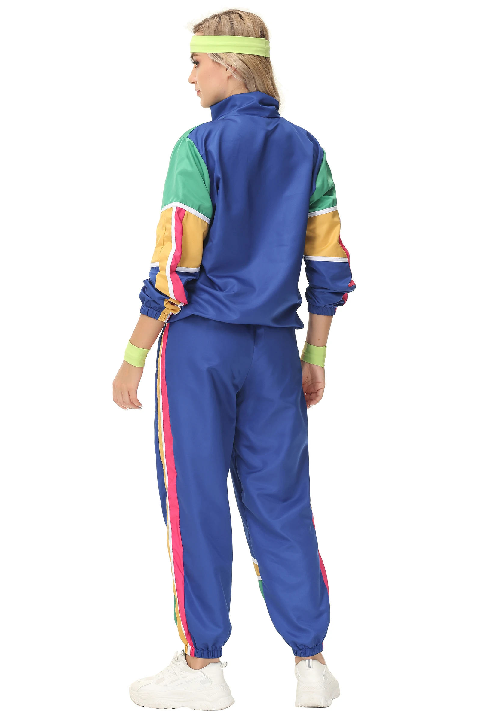 Couples Hippie Costumes Male Women Carnival Halloween Vintage Party 70s 80s Rock Disco Clothing Suit Cosplay Outfits