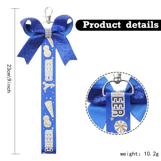 ☆キラキラリボンチャーム☆チアリボン風☆キーホルダー☆ - COCORO