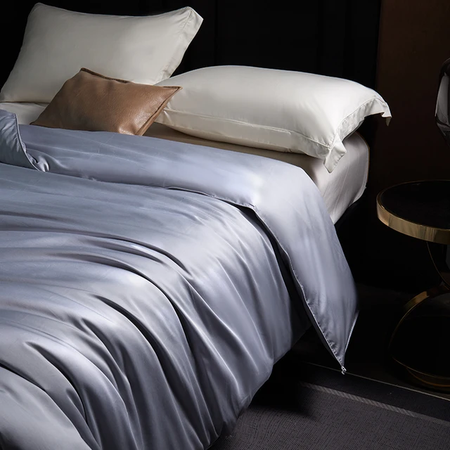 Couette en soie avec rembourrage 100 % pure soie, fraîche en été, légère, qualité hôtel, taille Queen 3