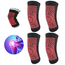 2 Pairs Knee Brace Sleeve Protector Warm Self‑Heating Knee Pads Health Care For Arthritis Knee Massager Leg Warmer Pain Relief
