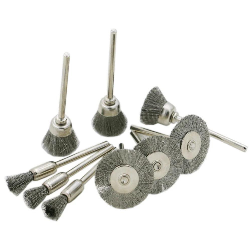 Brass Brush Wire Shank Metal Brush Rust Removing Brush Polishing Brush For Dremel Rotary Grinder Power Tool Accessories Brass Brush Wire Shank Metal Brush Rust Removing Brush Polishing Brush For Dremel Rotary Grinder Power Tool Accessories